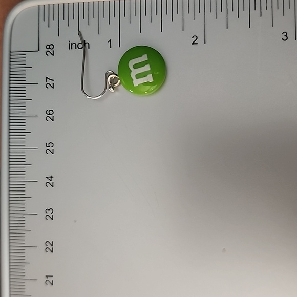 M&M  Earrings 925 French Hooks - Picture 2 of 3